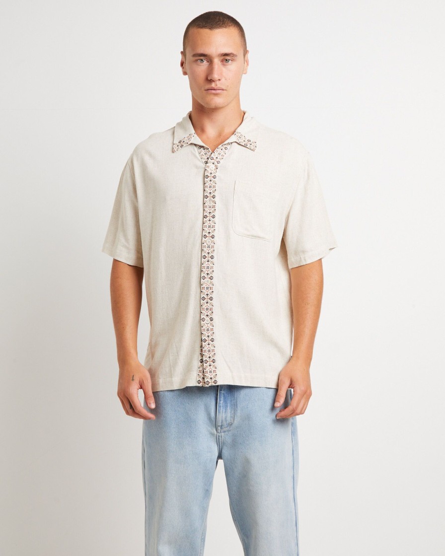 Best ARVUST Mikey Short Sleeve Resort Shirt In Natural