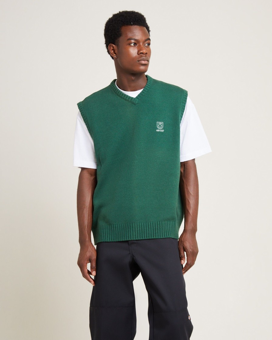 Wholesale ARVUST Service Knit Vest Green