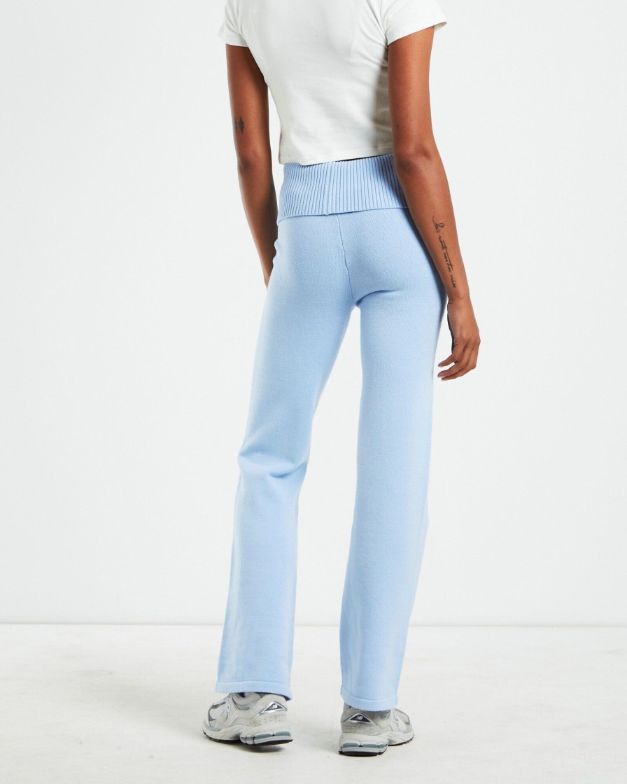 Online INSIGHT Effie Low Rise Knit Pants Blue