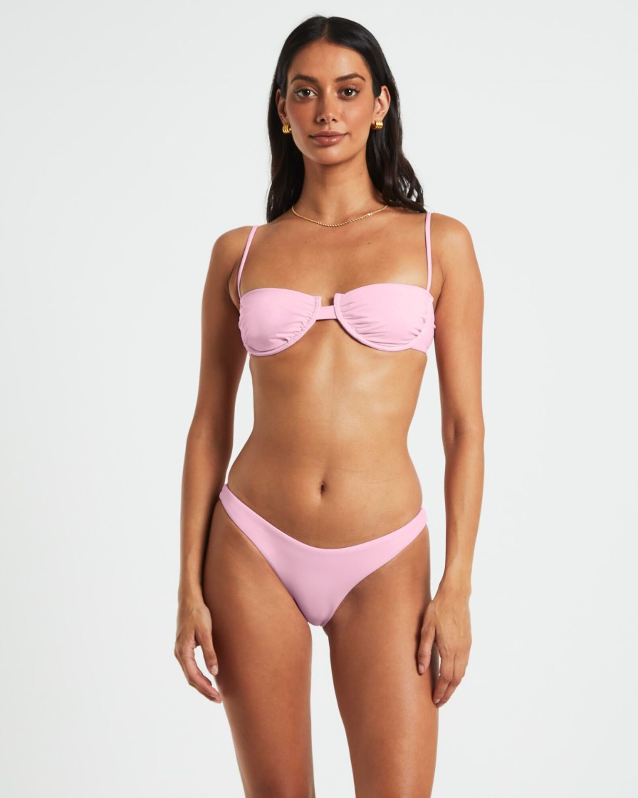 Online SUBTITLED Skinny Strap Underwire Top In Baby Pink