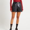 Clearance ALICE IN THE EVE Cleo Pu Tailored Shorts Black