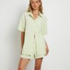 Online FLEUR BY BLANCA STUDIO Matilda Short Sleeve Shirt In Green