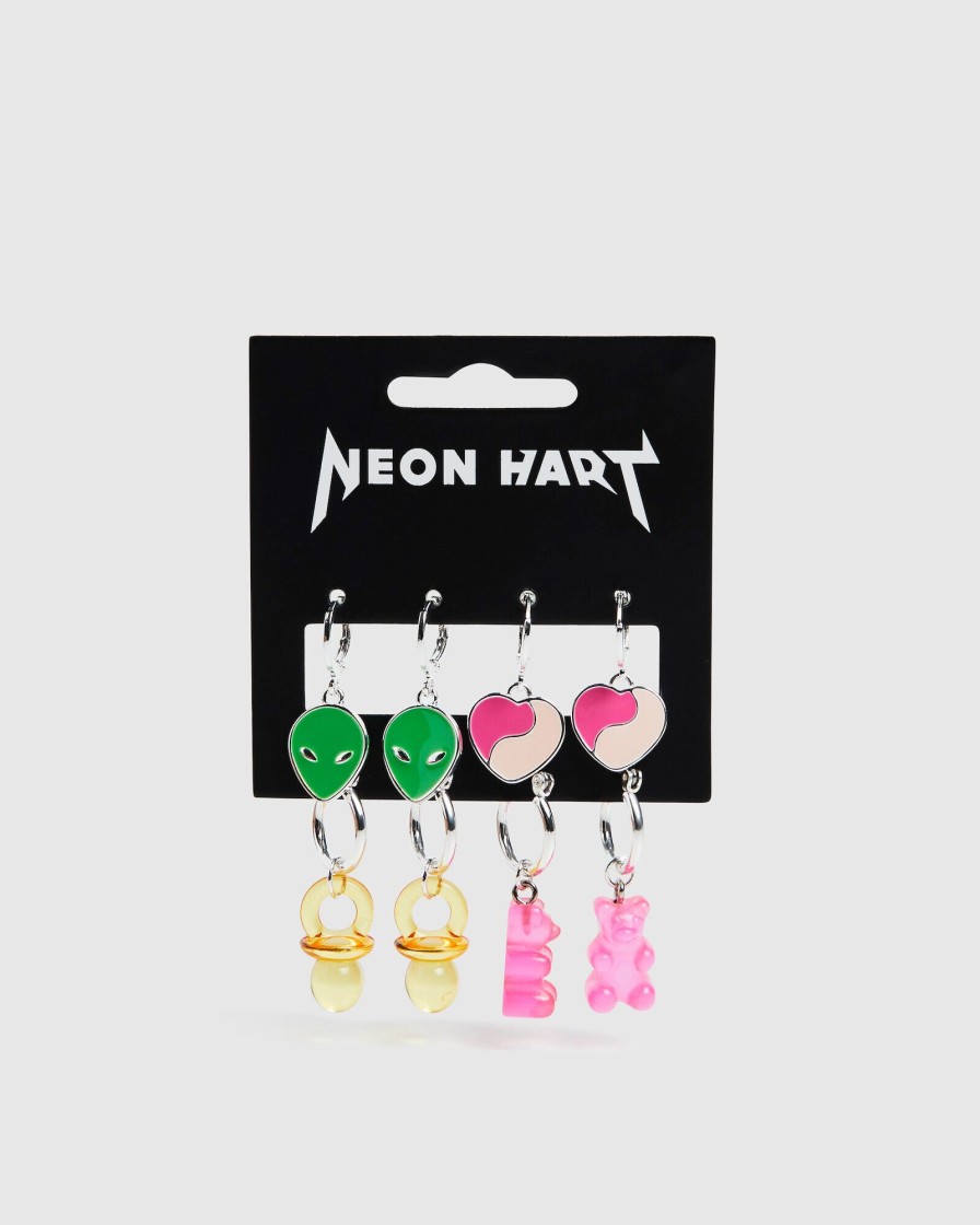 Wholesale NEON HART Novelty Multi Pack Earrings Assorted