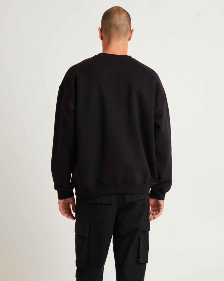 Clearance SPENCER PROJECT Tech Crew Jumper Black