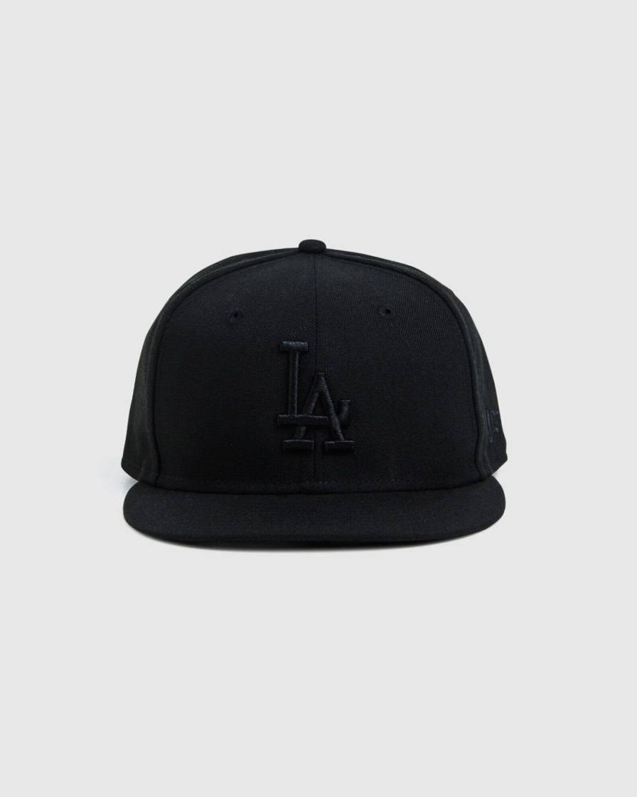 Hot NEW ERA 9Fifty Los Angeles Dodgers Snapback Black On Black