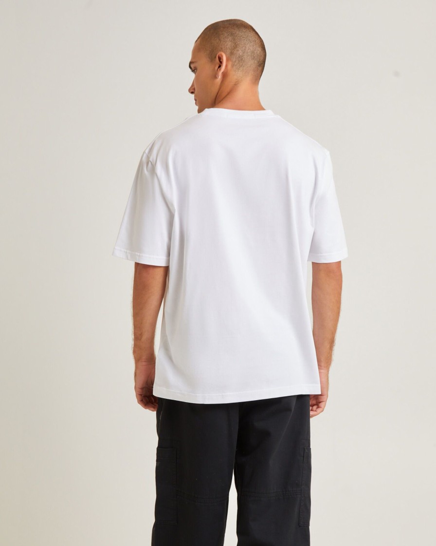 Hot CALVIN KLEIN Vertical Institutional Short Sleeve T-Shirt