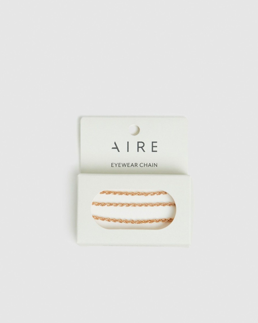 Best AIRE Aire Metal Rope Chain Gold