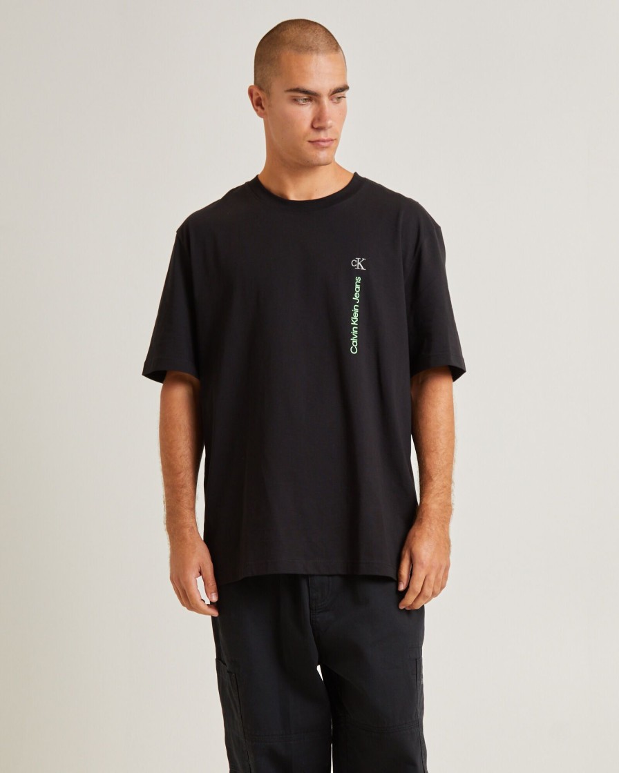 Online CALVIN KLEIN Vertical Institutional Short Sleeve T-Shirt