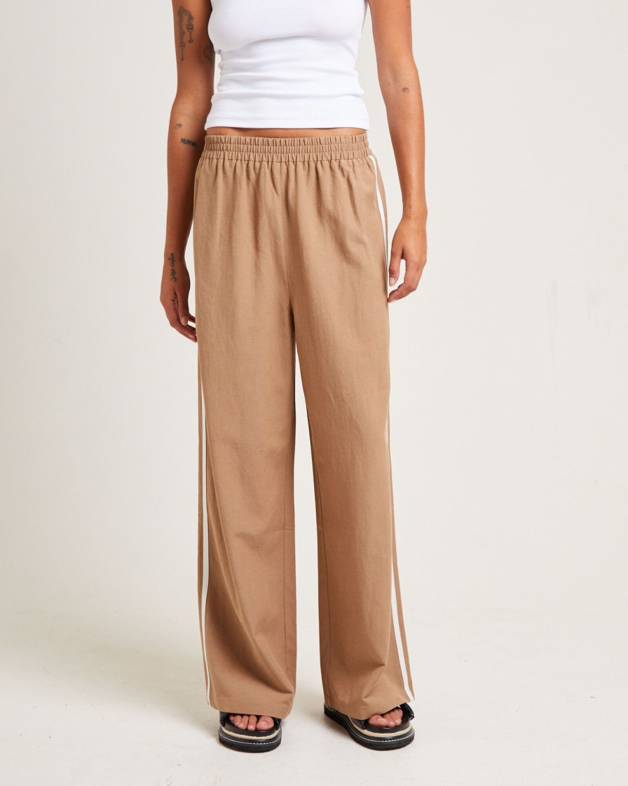 Online SUBTITLED Cobi Cotton Sports Pants Caramel