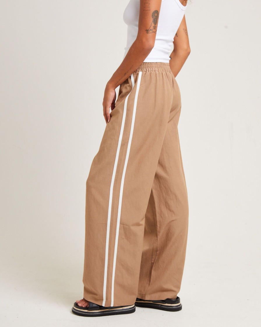 Online SUBTITLED Cobi Cotton Sports Pants Caramel