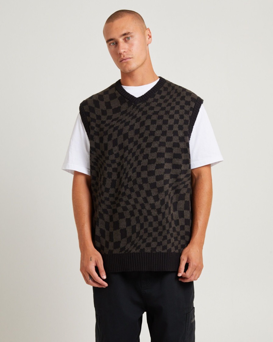 Hot INSIGHT Tripped Out Knitted Vest