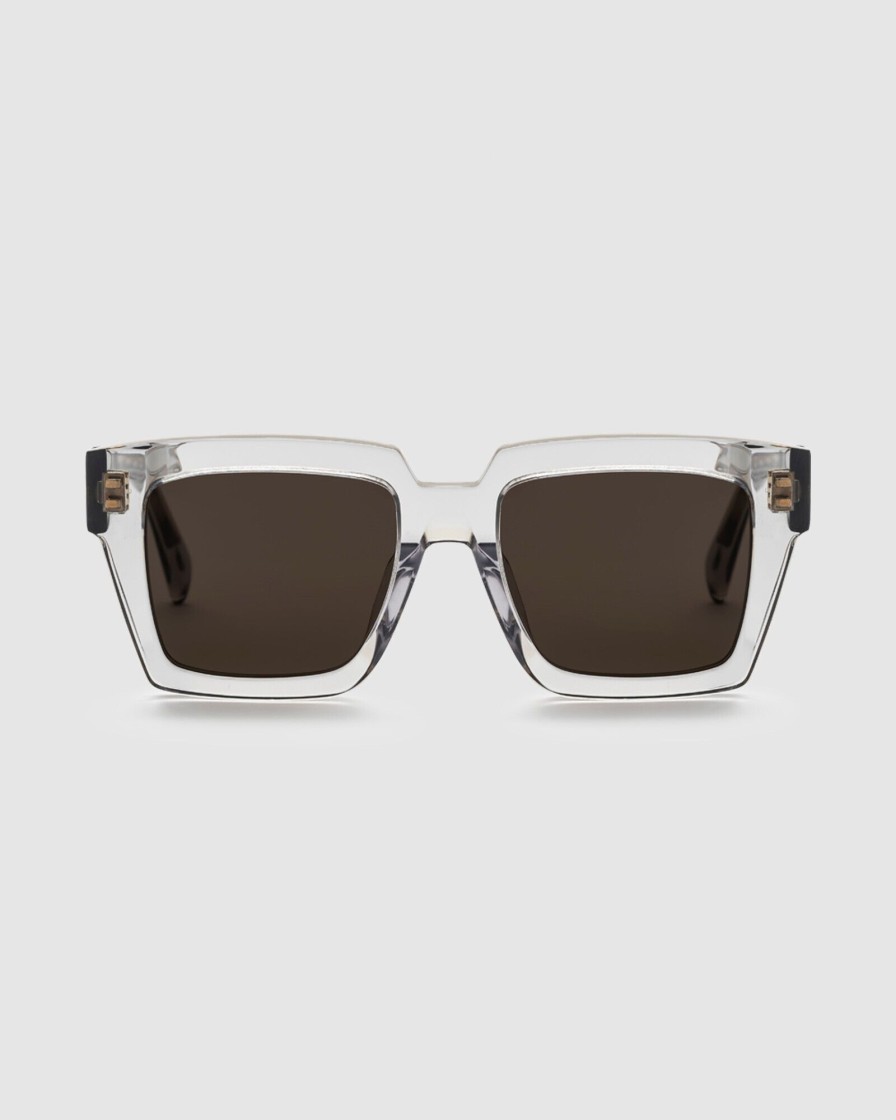 Online AM EYEWEAR Lukie Large Sunglasses Ghost