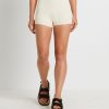 Clearance SUBTITLED Bonnie Knitted Hot Shorts In Oat Beige