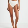 Best SUBTITLED Rib High Waisted Bottoms In Almond