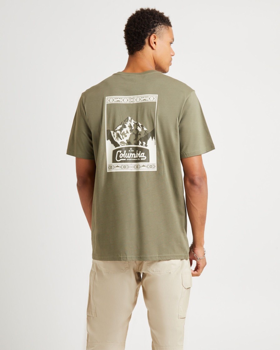 Online COLUMBIA Csc Seasonal Logo Tee Stone Green