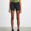 New BDG URBAN OUTFITTERS Bdg Aline Cutoff Denim Shorts Black