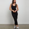 Best GENERAL PANTS CO. BASICS Racer Back Midi Dress In Black