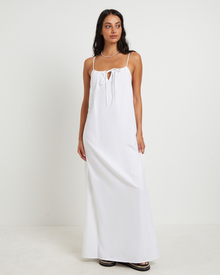 Wholesale SUBTITLED Mischa Maxi Dress White