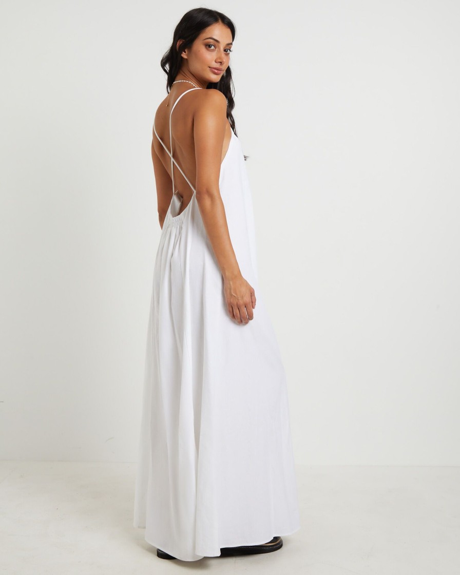 Wholesale SUBTITLED Mischa Maxi Dress White