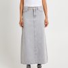 New INSIGHT Nala Maxi Denim Skirt Pebble