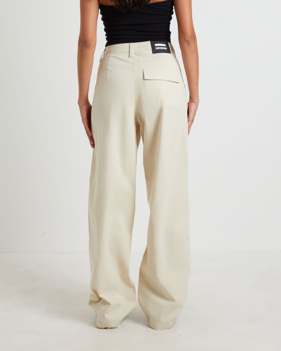 Online DR DENIM Donna Cargo Pant In Bone Ripstop