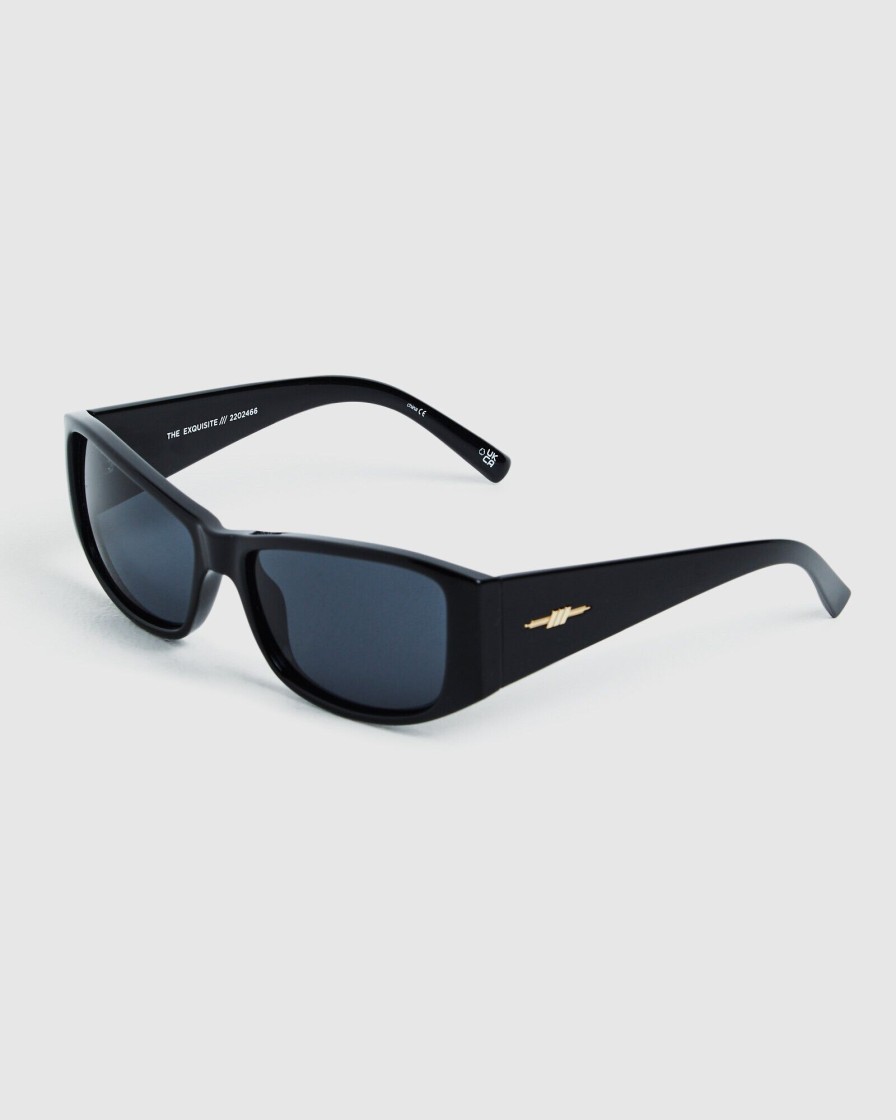 Best LE SPECS The Exquisite Sunglasses Black Smoke Mono