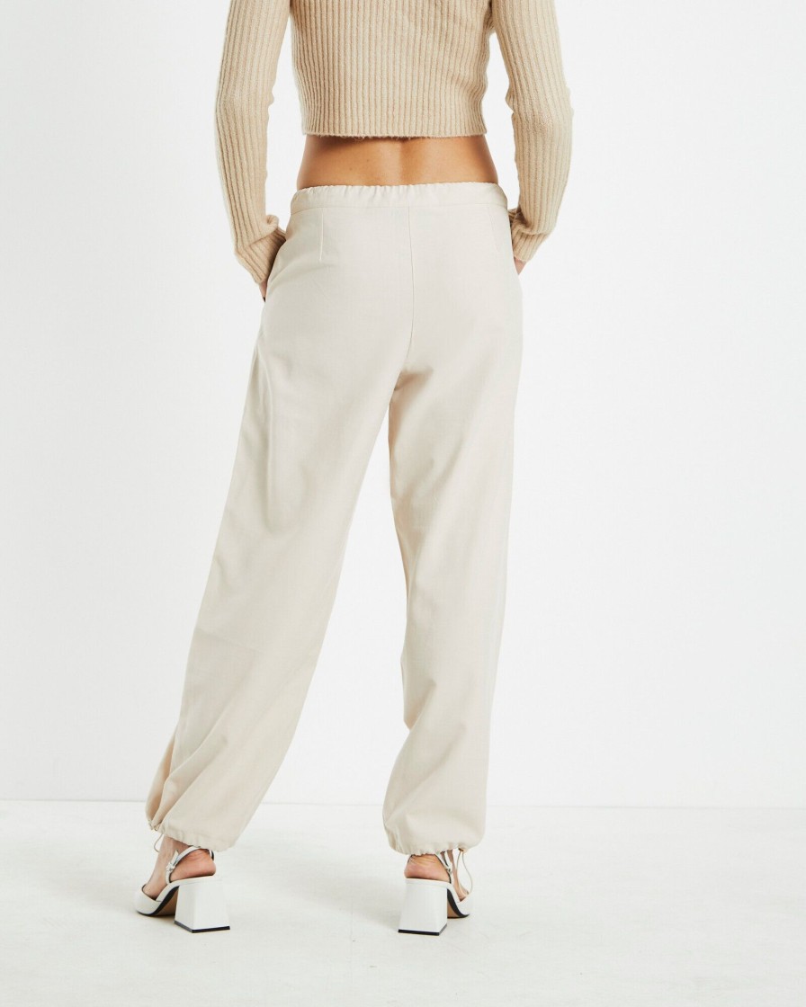 Online ALICE IN THE EVE Nikita Clean Parachute Pants Cream