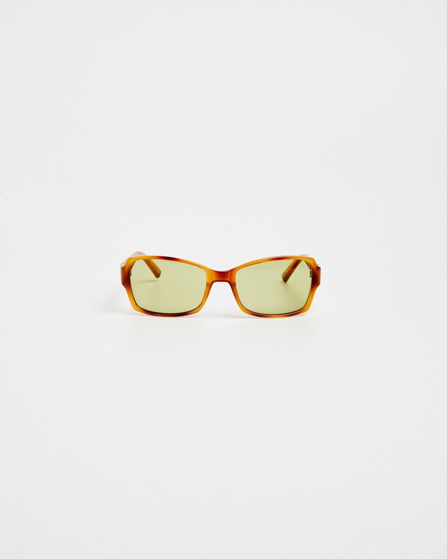 Hot LE SPECS Trance Vintage Sunglasses Tort/Moss