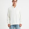 Clearance ARVUST Harrison Linen Long Sleeve Shirt In White