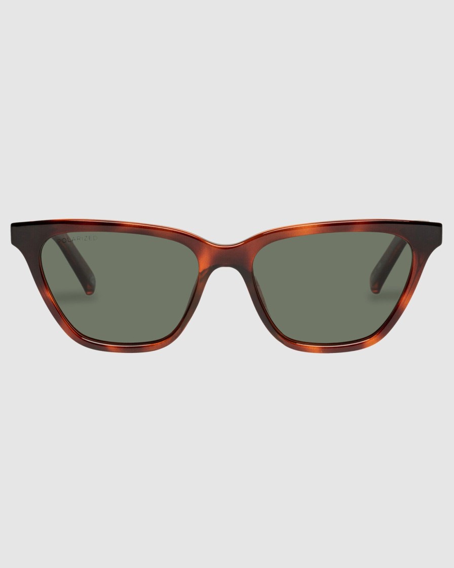 Online LE SPECS Unfaithful Polarised Sunglasses Toffee Tort Khaki