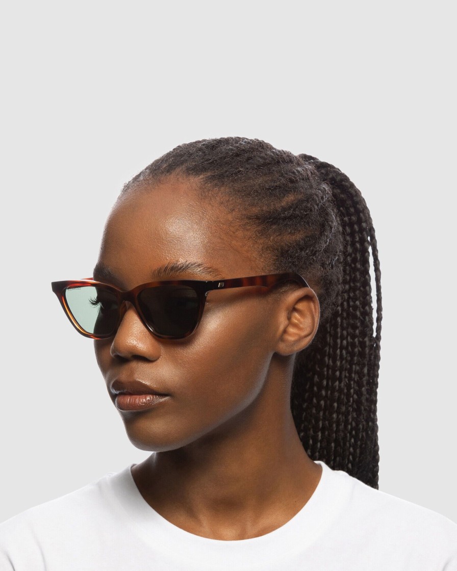 Online LE SPECS Unfaithful Polarised Sunglasses Toffee Tort Khaki