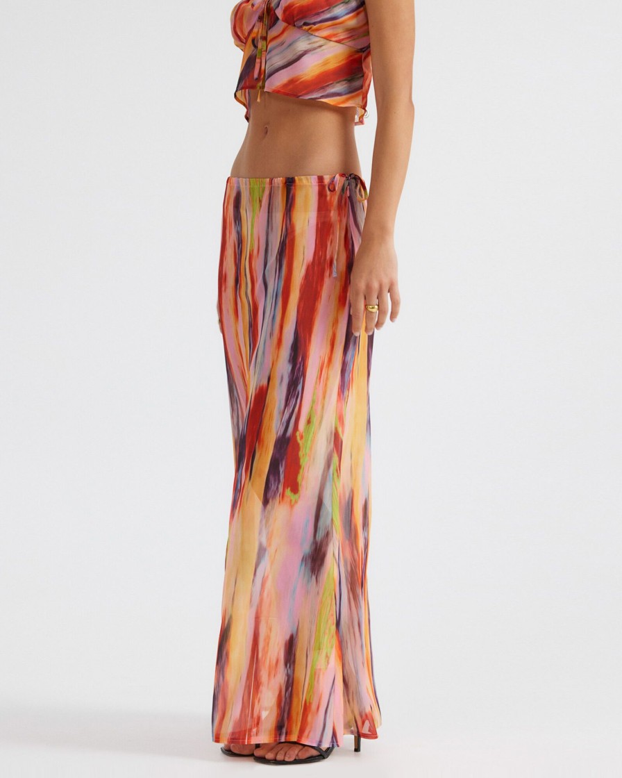 Wholesale SNDYS St Barts Maxi Skirt In Multi