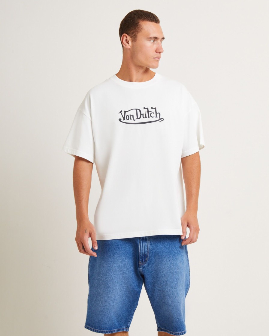 Online VON DUTCH Logo Mens Short Sleeve T-Shirt