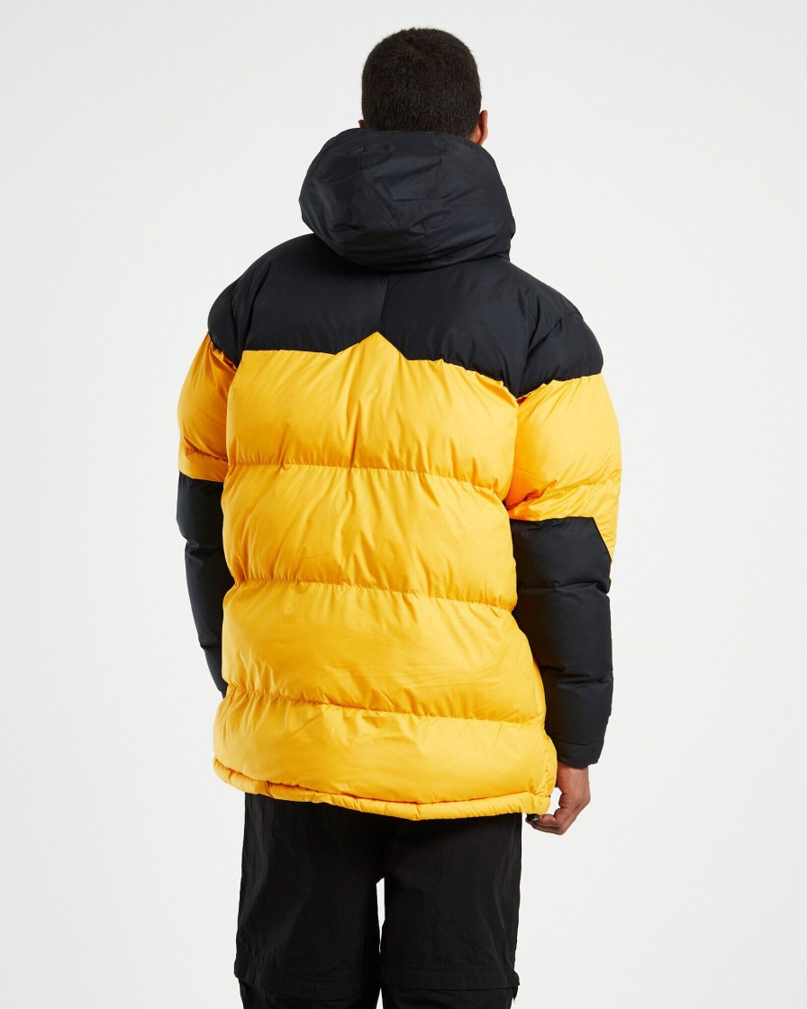 New COLUMBIA Ballistic Ridge Oversized Puffer Jacket Stinger Yellow