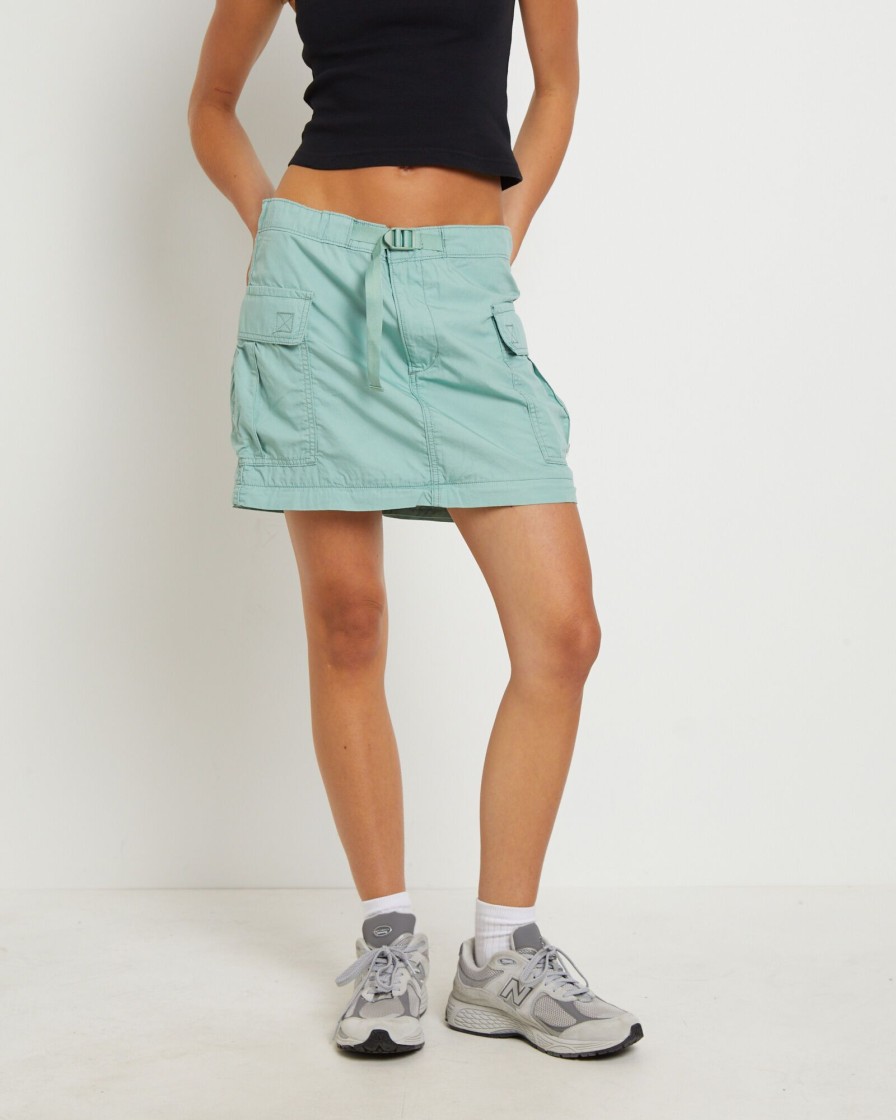 Best LEVIS Convertible Cargo Skirt In Granite Green