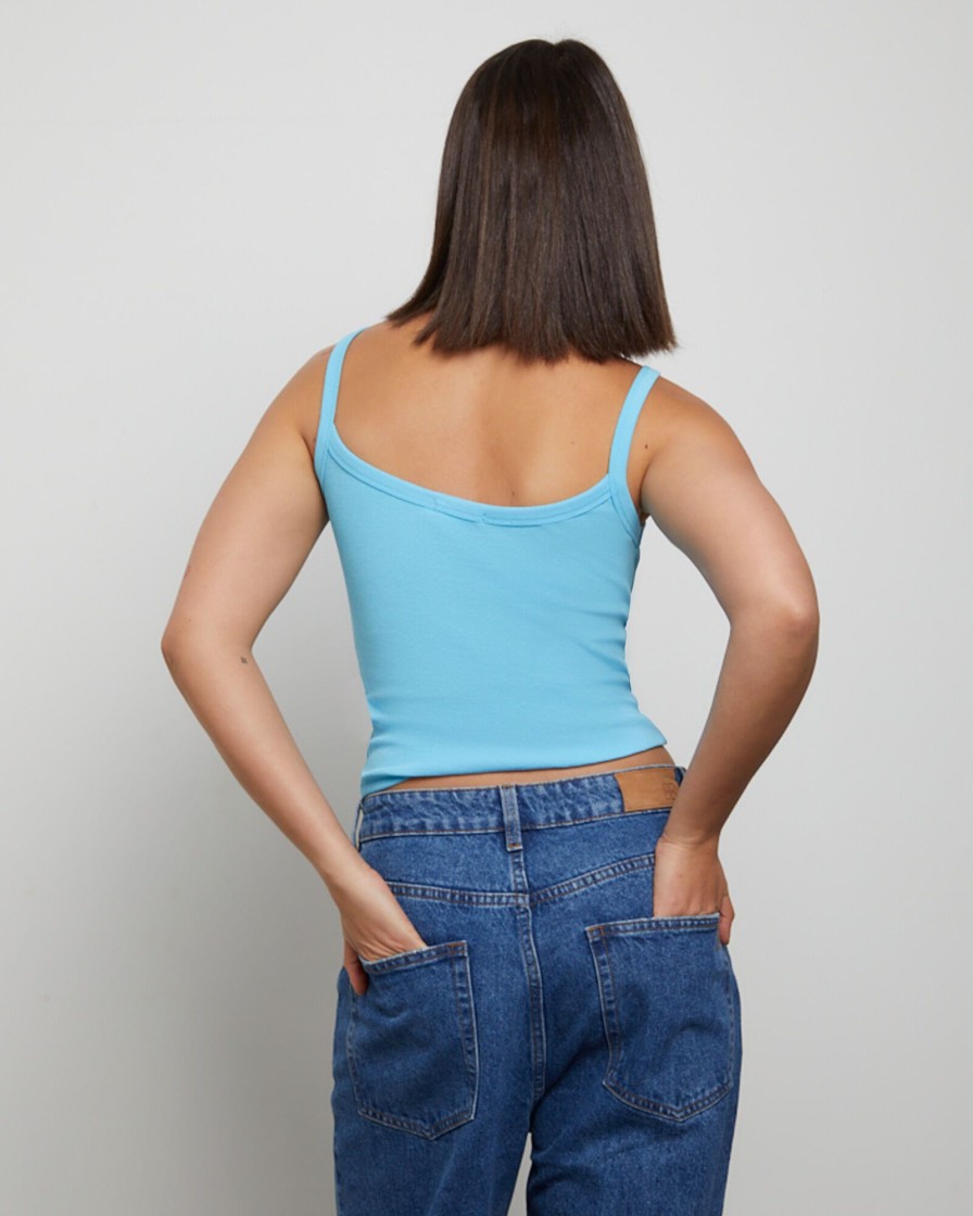 Hot GENERAL PANTS CO. BASICS Tank Top In Azure Blue