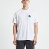 Best AFENDS Crops Hemp Retro Fit Short Sleeve T-Shirt White