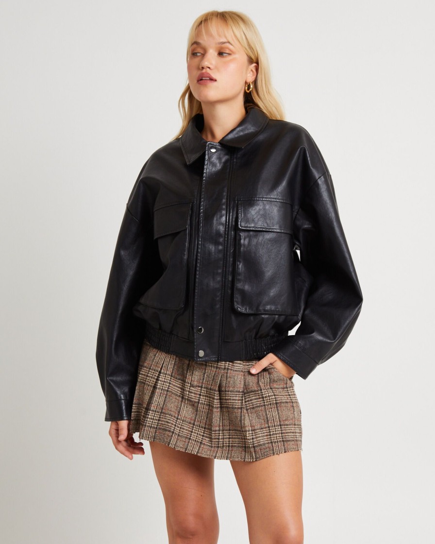 Online ALICE IN THE EVE Jen Oversized Patch Pocket Jacket