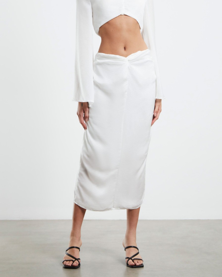 Clearance SNDYS Jada Skirt White