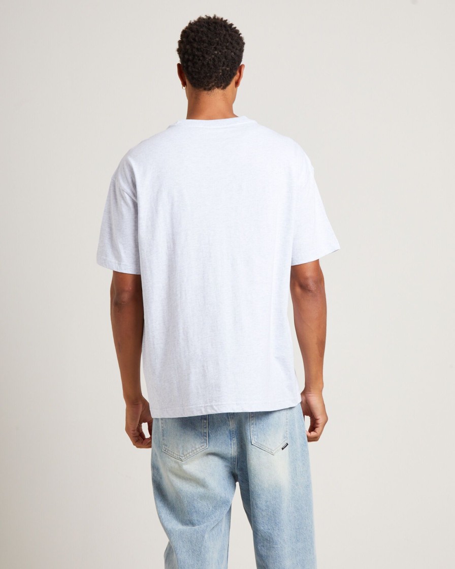 Hot GENERAL PANTS CO. BASICS O.G. Skate T-Shirt Frost Marle Grey