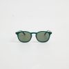 New LE SPECS Club Royale Sunglasses In Bottle Green/ Khaki Mono