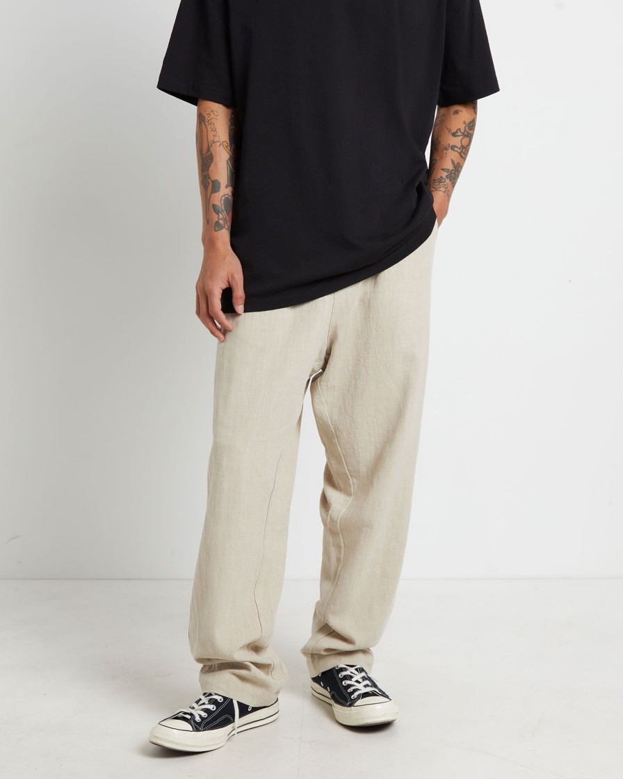 Hot THE CRITICAL SLIDE SOCIETY Harrow Pleat Linen Pants