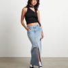 New INSIGHT Eva Maxi Denim Skirt Hacker Blue