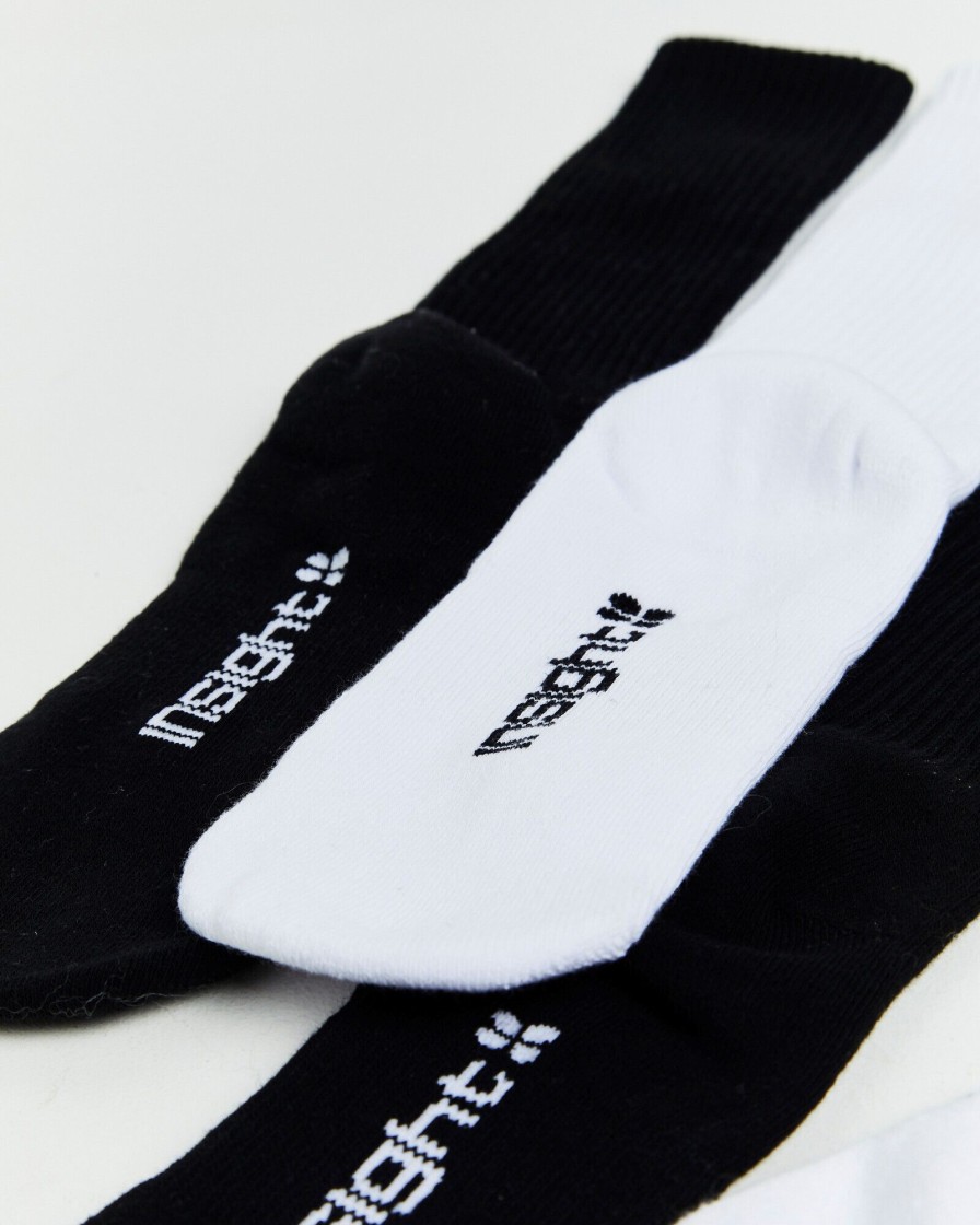 Best INSIGHT Core Crew Socks 2 Pack White/Black