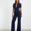 New INSIGHT Nikki Denim Maxi Boiler Suit Mid 90'S Blue