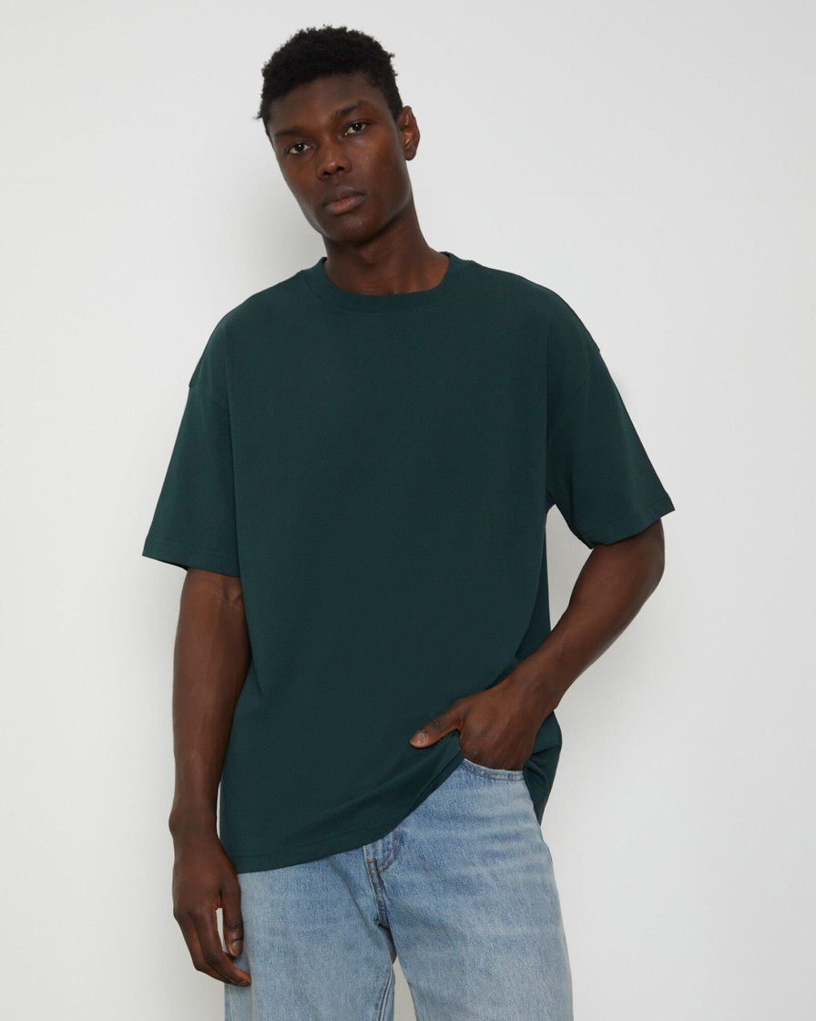 Hot GENERAL PANTS CO. BASICS O.G Skate Short Sleeve T-Shirt In Bottle Green