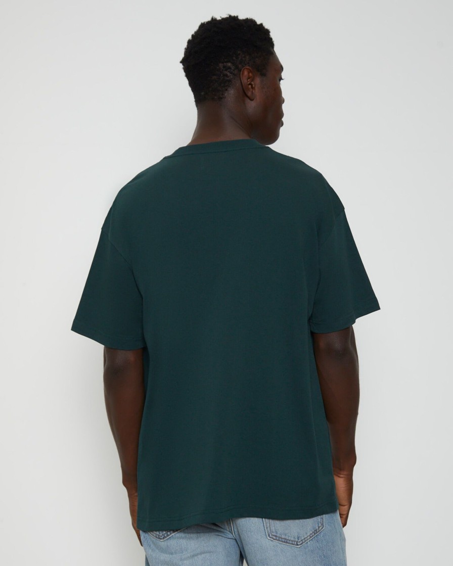 Hot GENERAL PANTS CO. BASICS O.G Skate Short Sleeve T-Shirt In Bottle Green