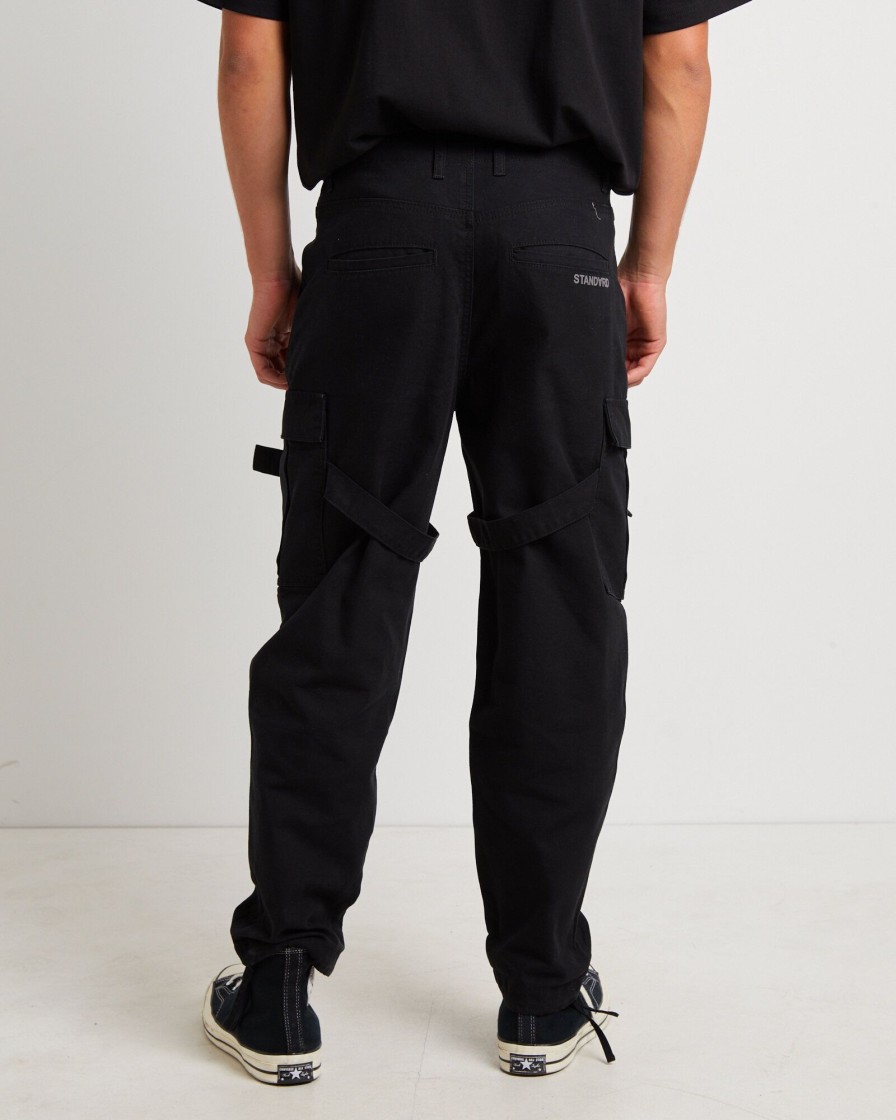 Best STANDARD JEAN CO Chicane Cargo Pants In Black