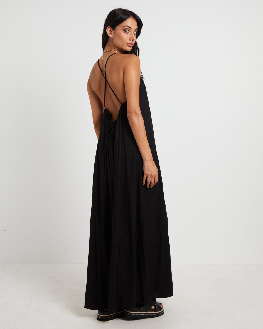 Hot SUBTITLED Mischa Maxi Dress In Black