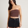 Online VON DUTCH Yardage Bandeau Top In Brown